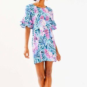 NWT Lilly Pulitzer Dress Sz S Lula Dress Mr Peacoc